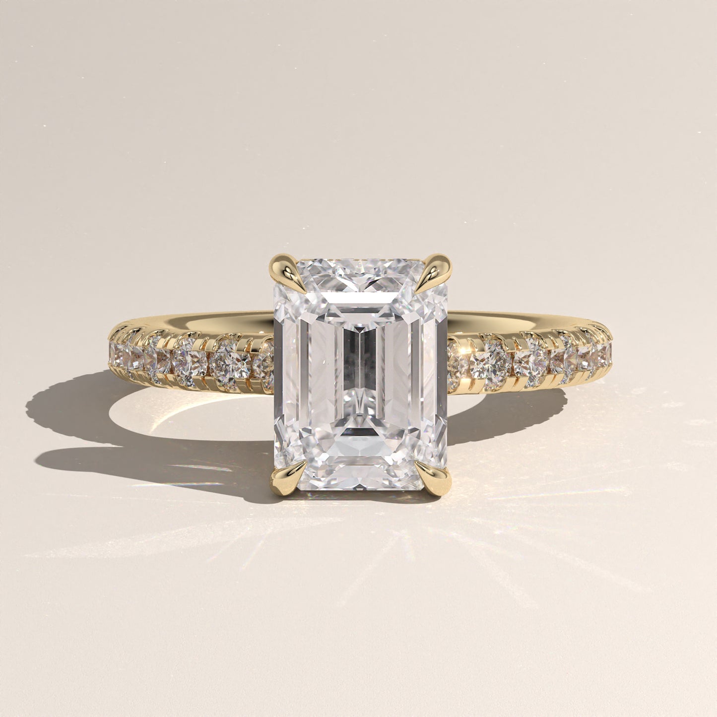 The Solitaire Emerald Engagement Ring