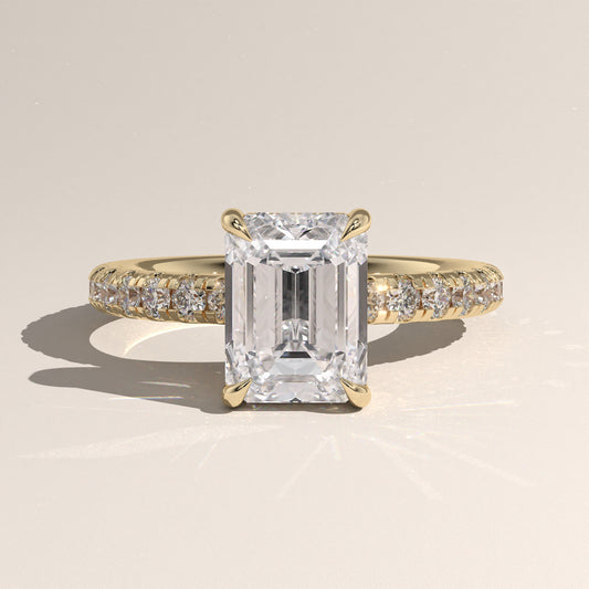 The Solitaire Emerald Engagement Ring