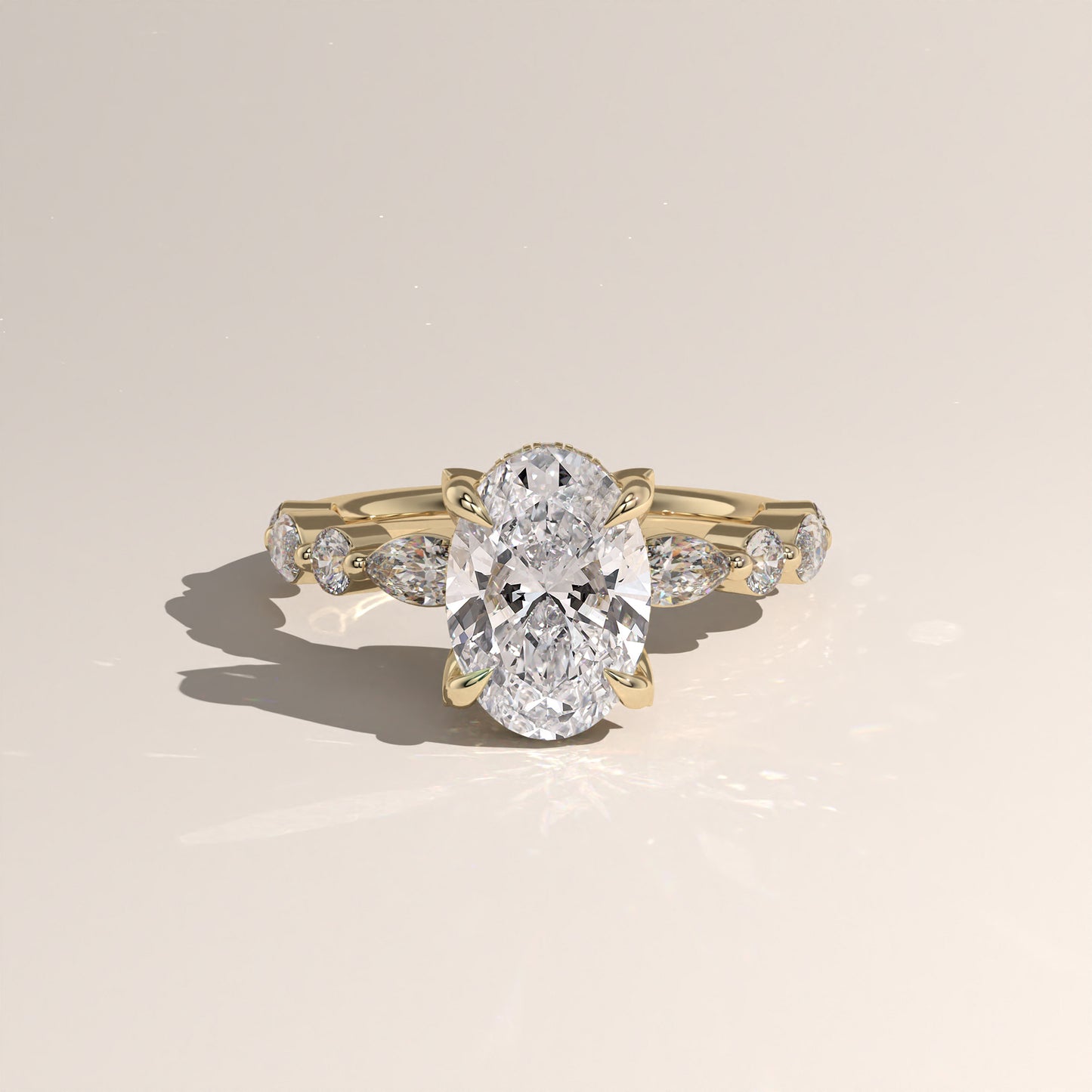 The Lotus Bloom Engagement Ring