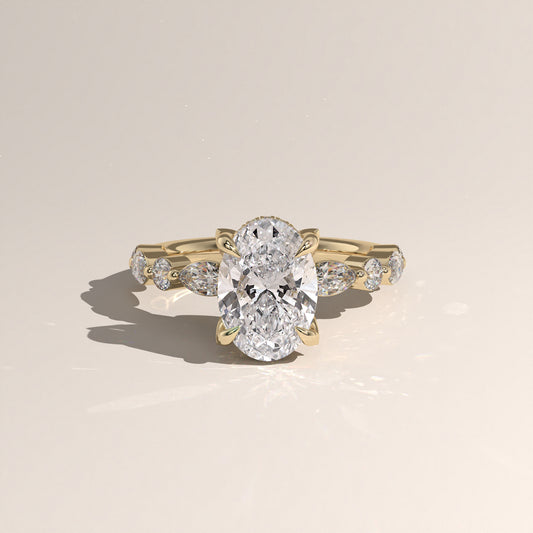 The Lotus Bloom Engagement Ring