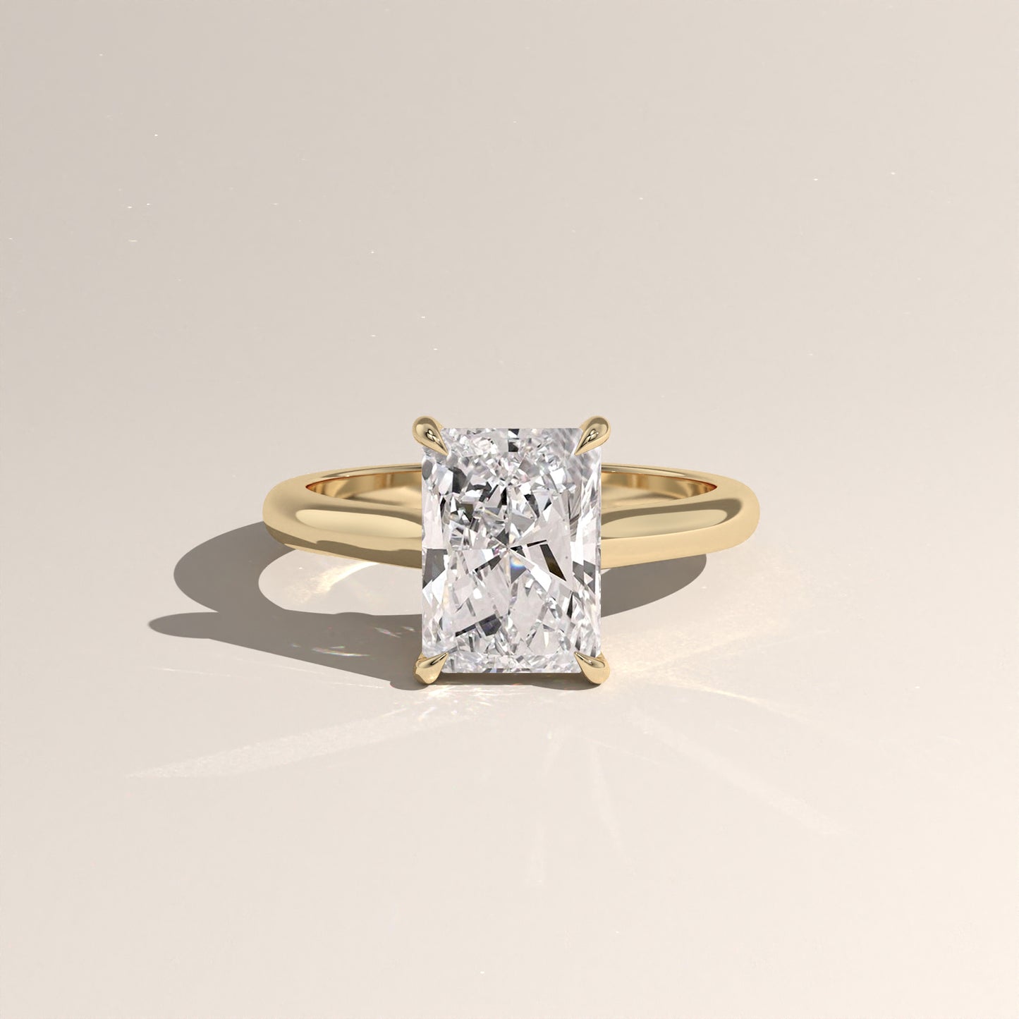 The Cathedral Radiant Engagement Ring
