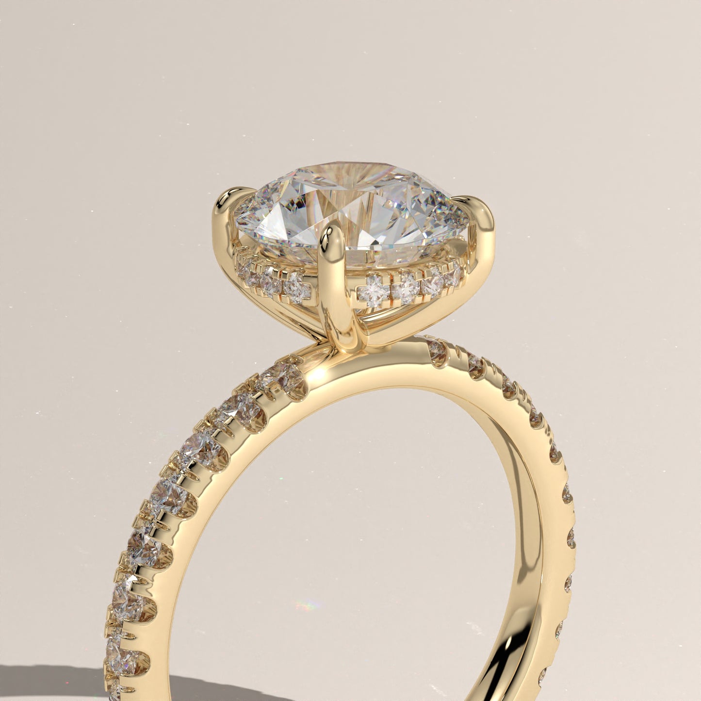 The Solitaire Round Engagement Ring