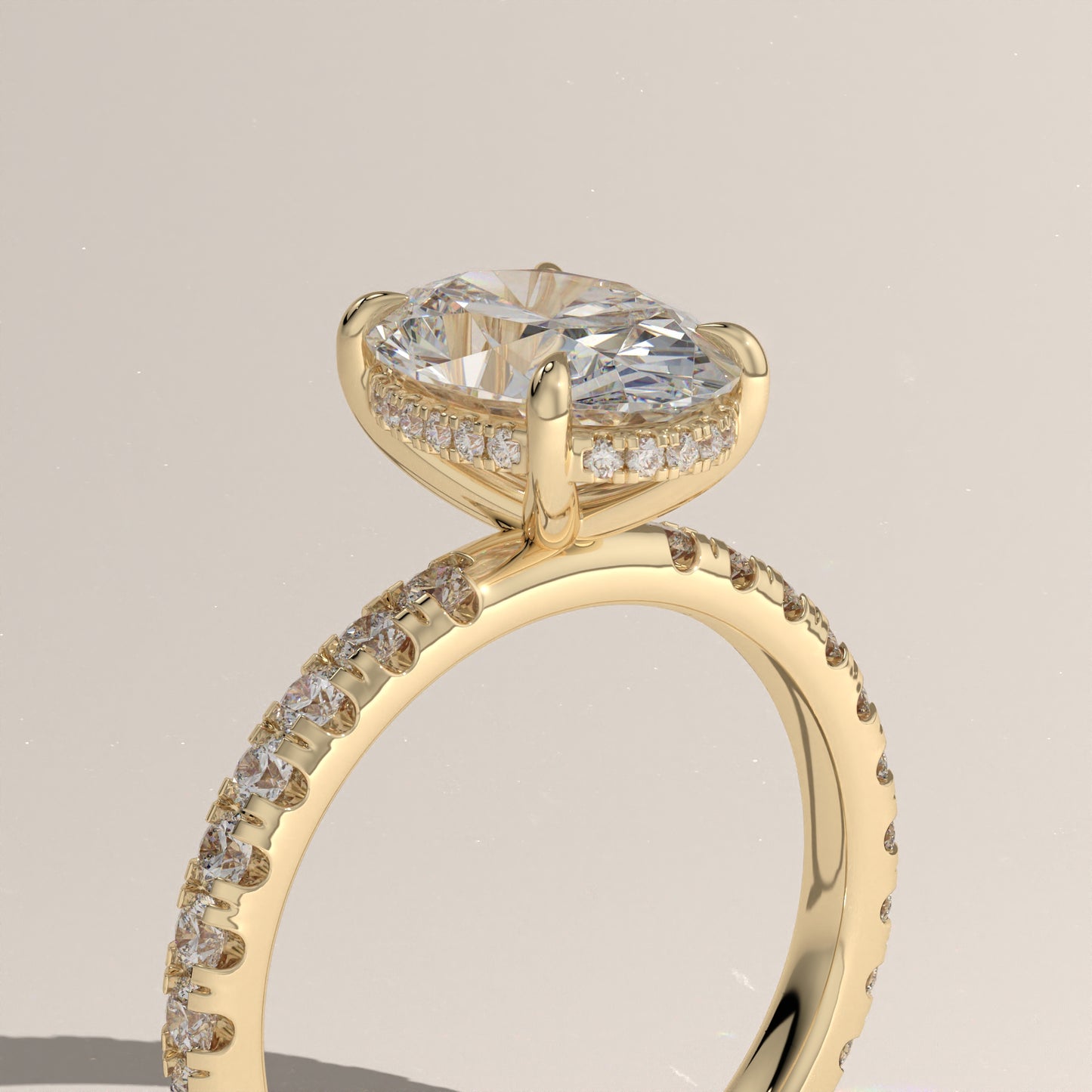 The Solitaire Oval Engagement Ring