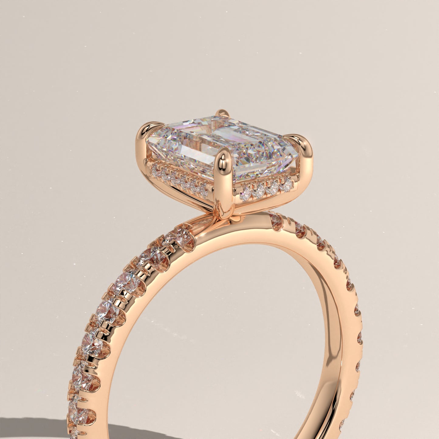 The Solitaire Emerald Engagement Ring