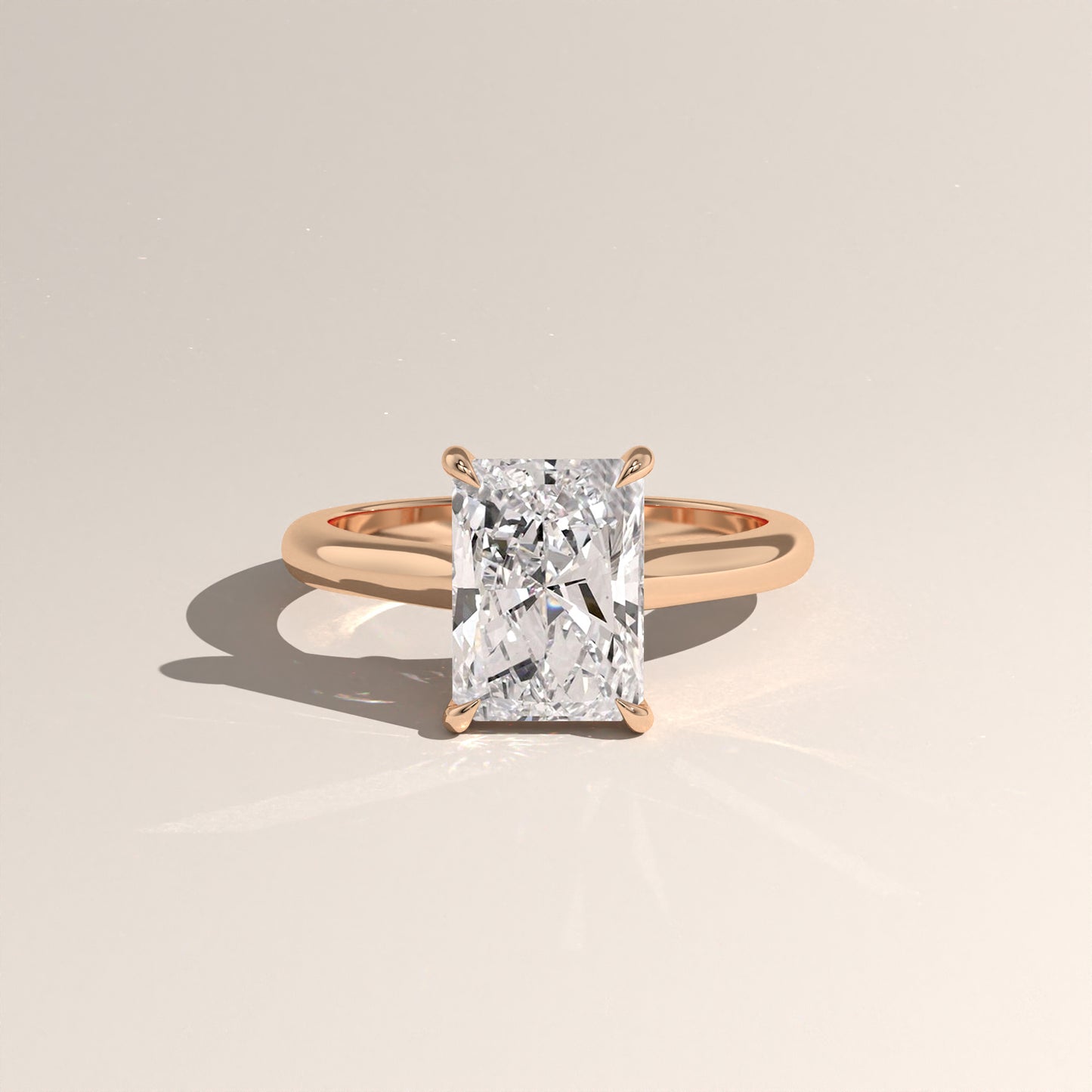 The Cathedral Radiant Engagement Ring