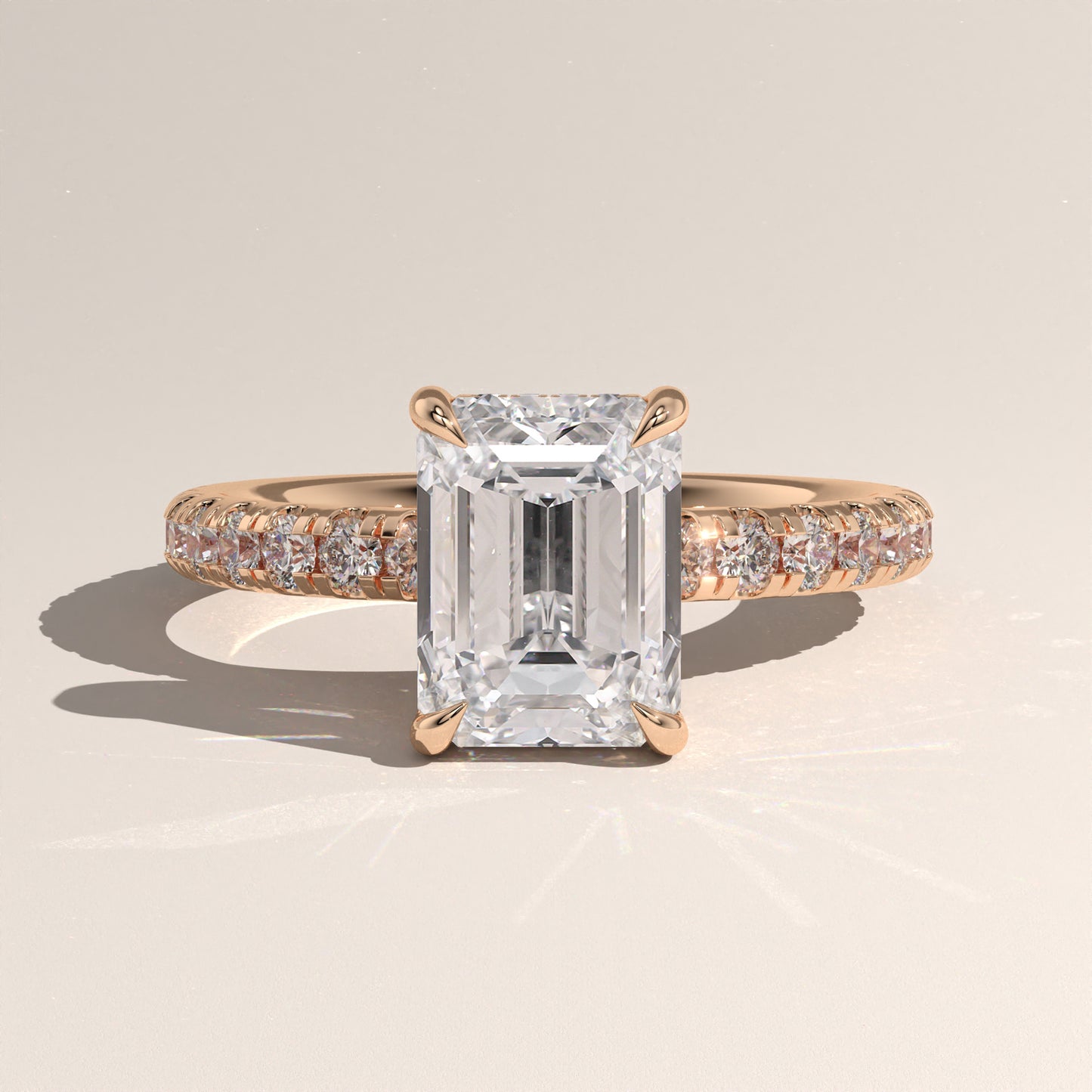 The Solitaire Emerald Engagement Ring