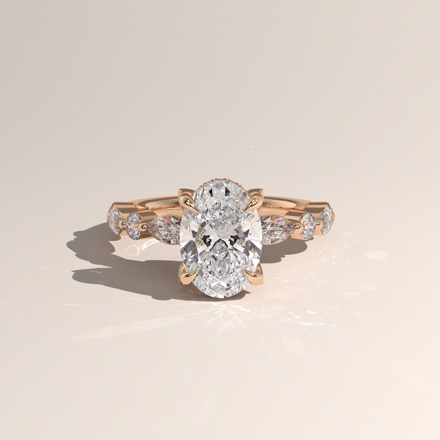 The Lotus Bloom Engagement Ring