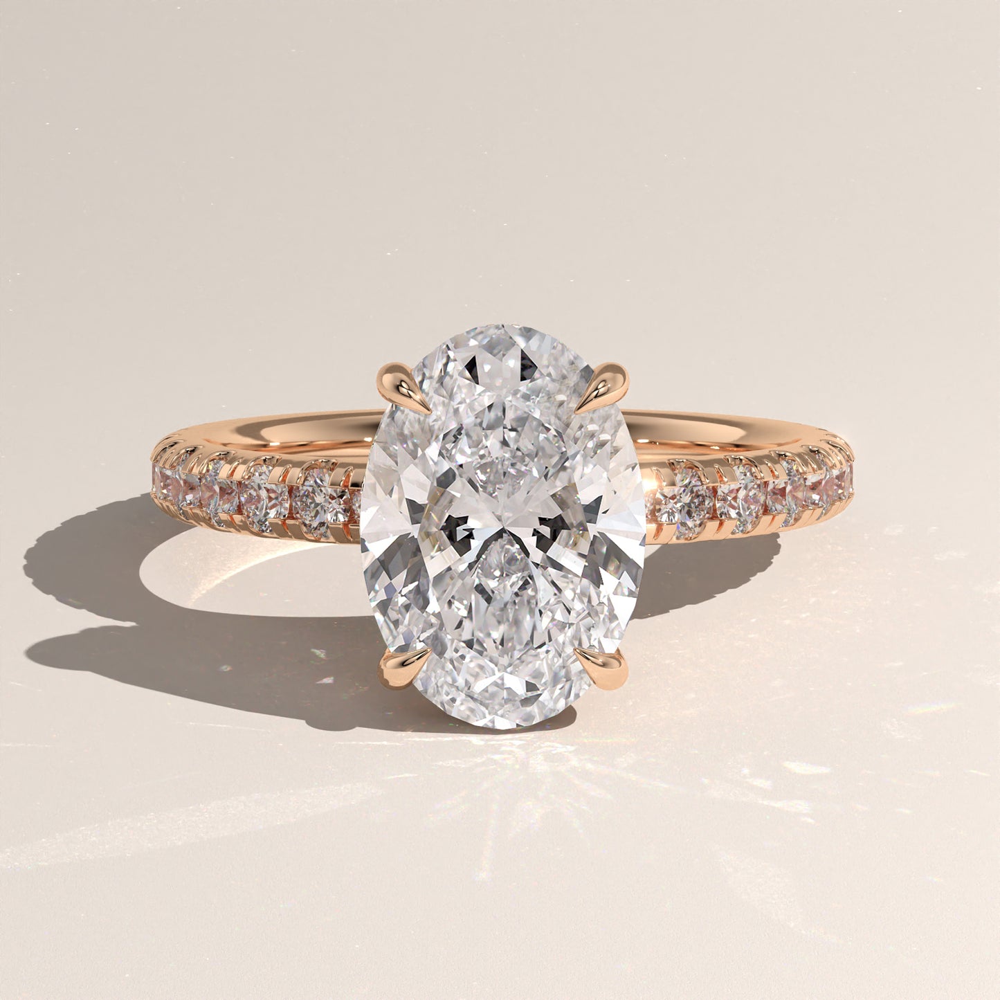 The Solitaire Oval Engagement Ring