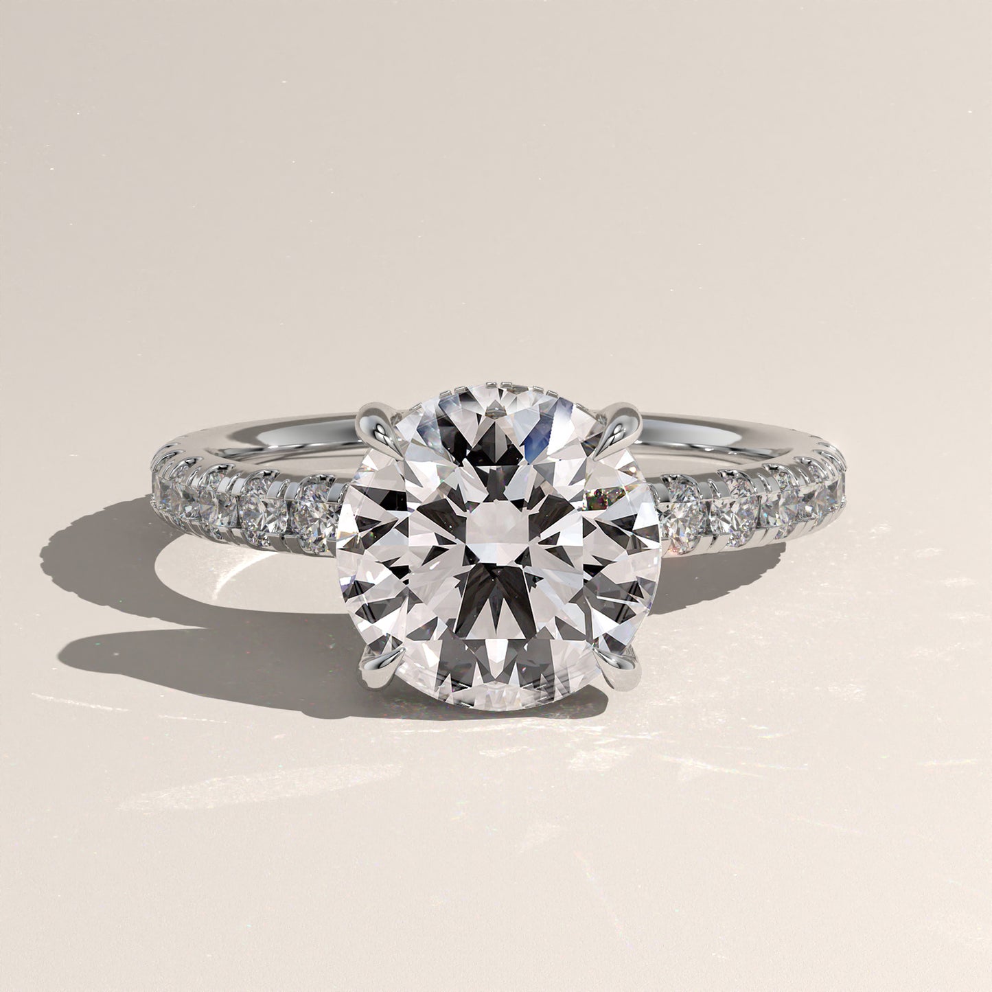 The Solitaire Round Engagement Ring