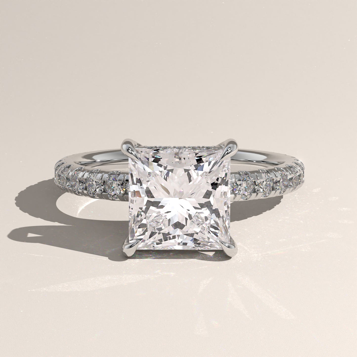 The Solitaire Princess Engagement Ring