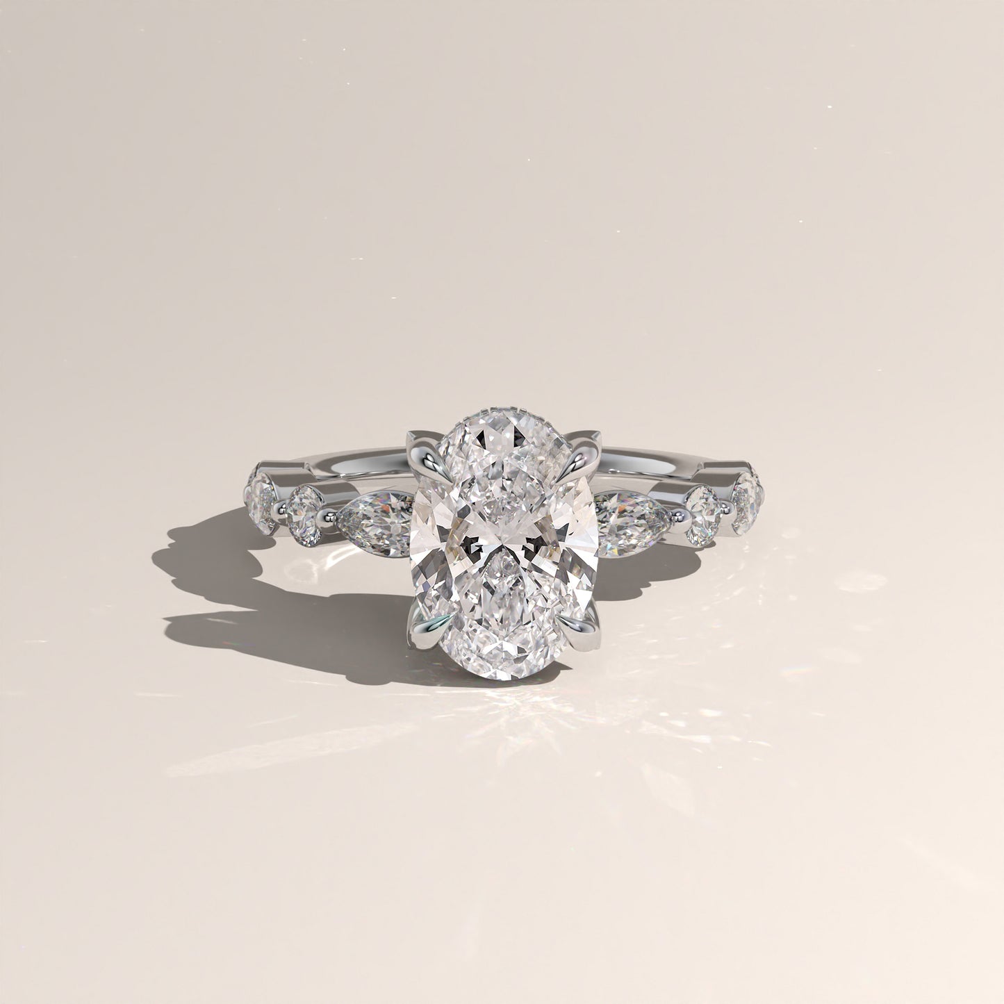 The Lotus Bloom Engagement Ring