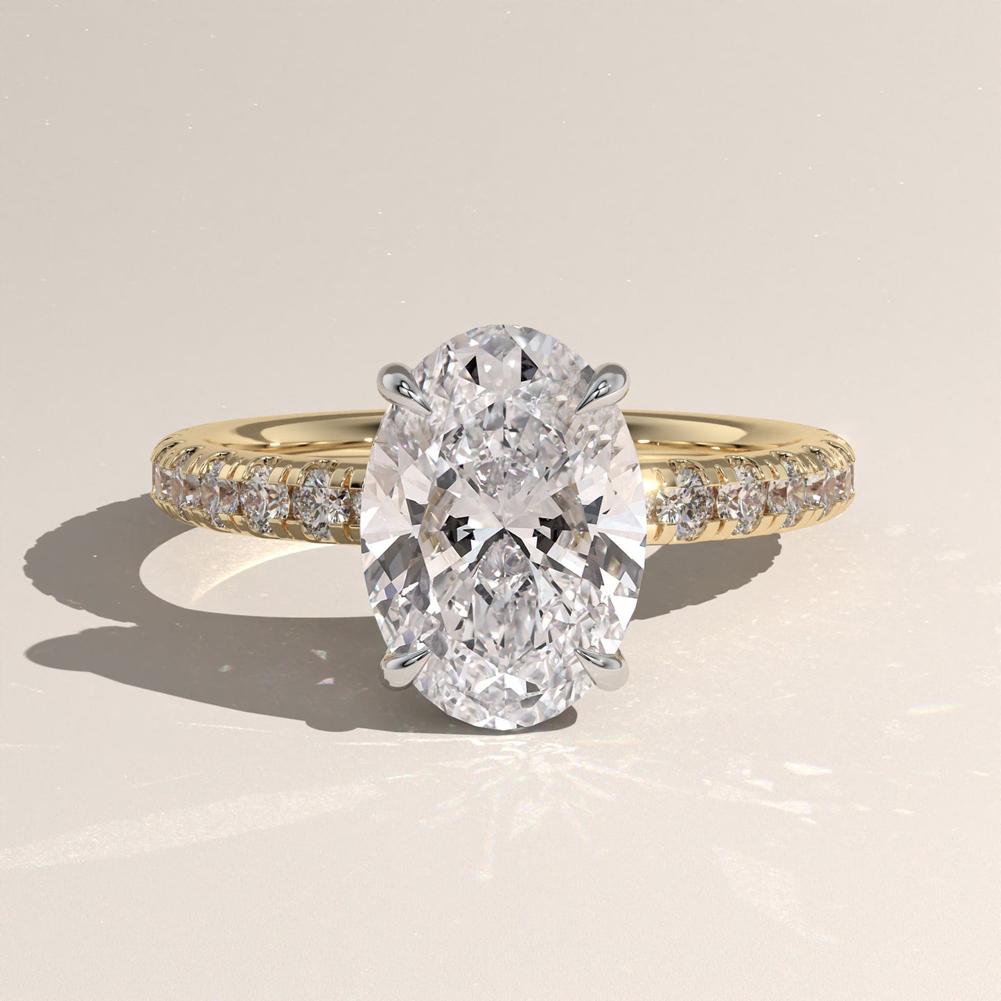 The Solitaire Oval Engagement Ring