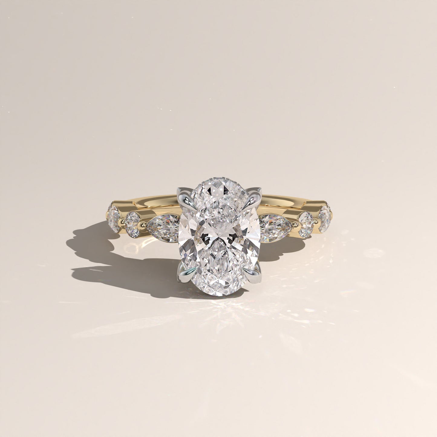 The Lotus Bloom Engagement Ring