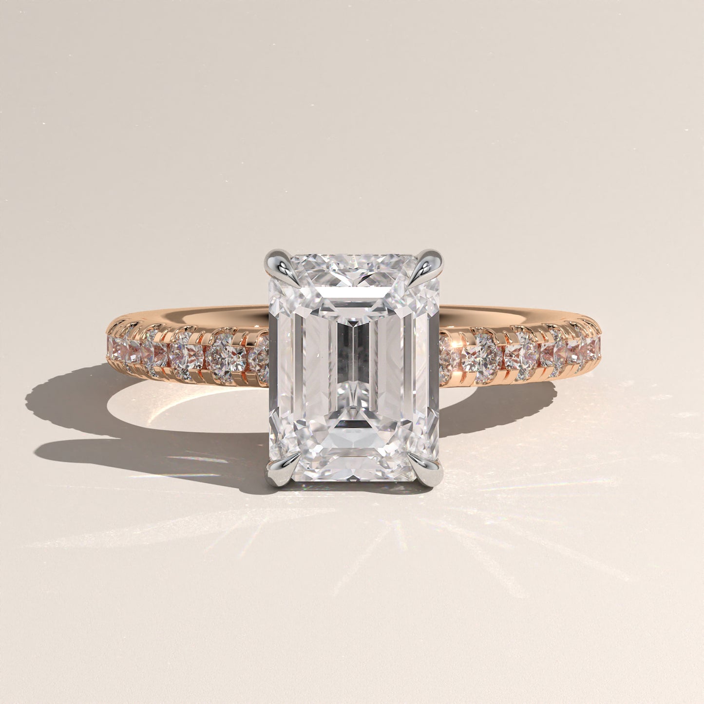 The Solitaire Emerald Engagement Ring