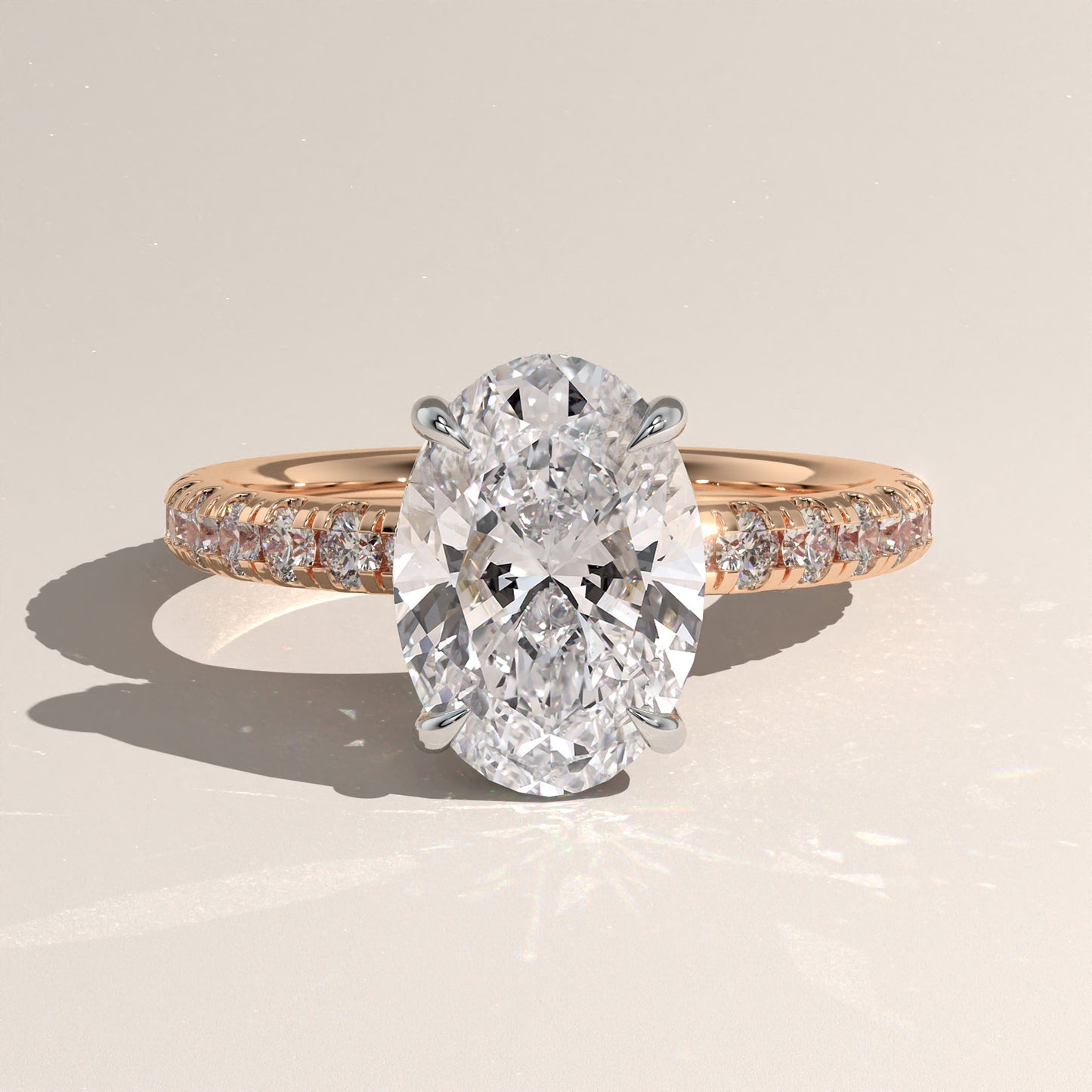 The Solitaire Oval Engagement Ring