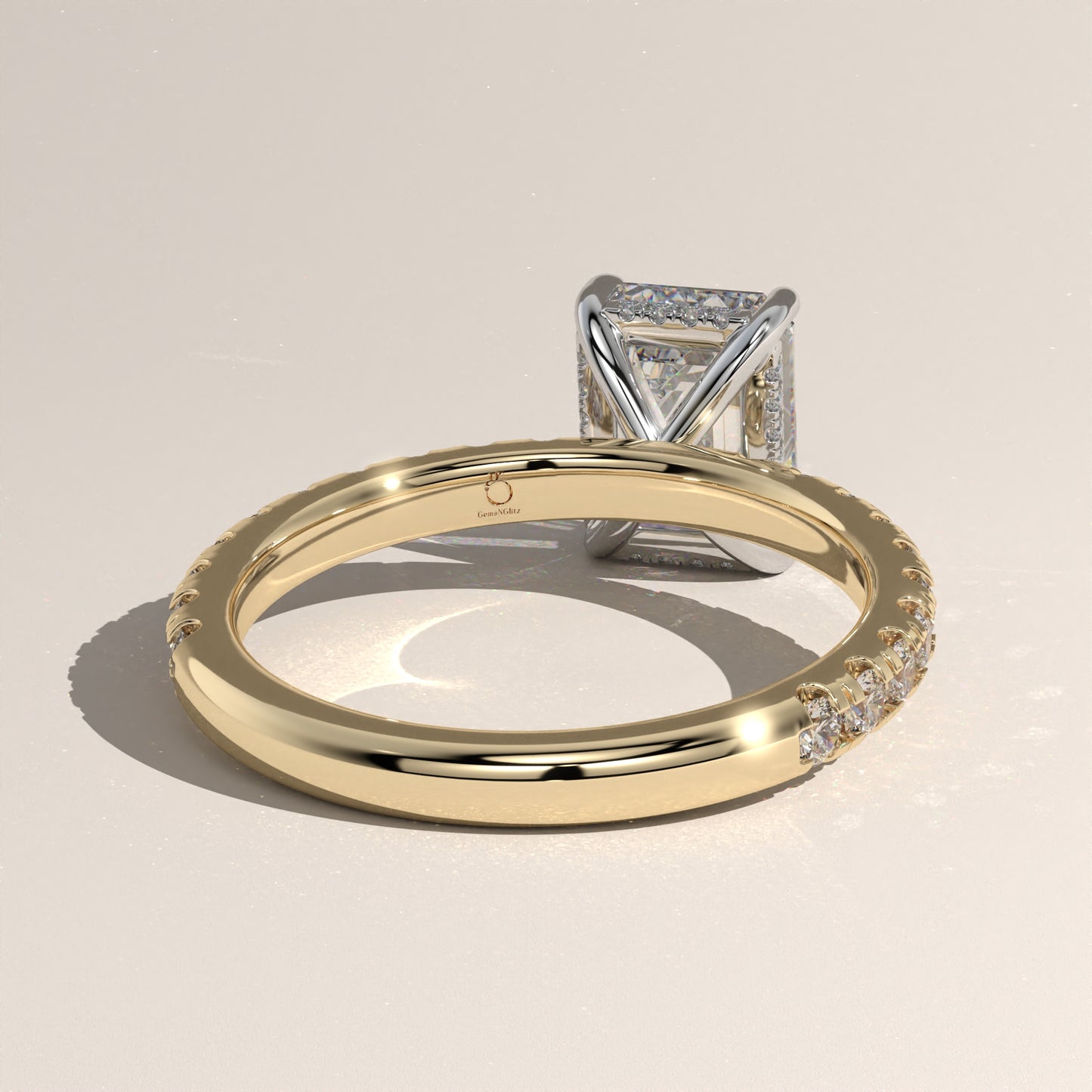 The Solitaire Emerald Engagement Ring