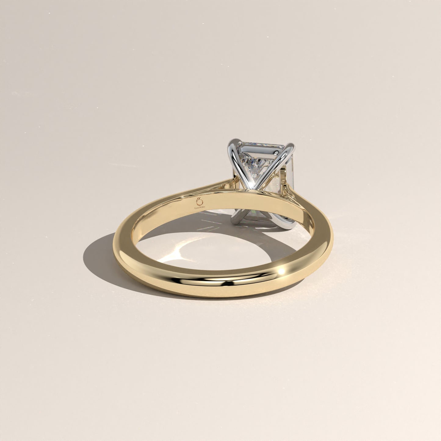 The Cathedral Emerald Engagement Ring