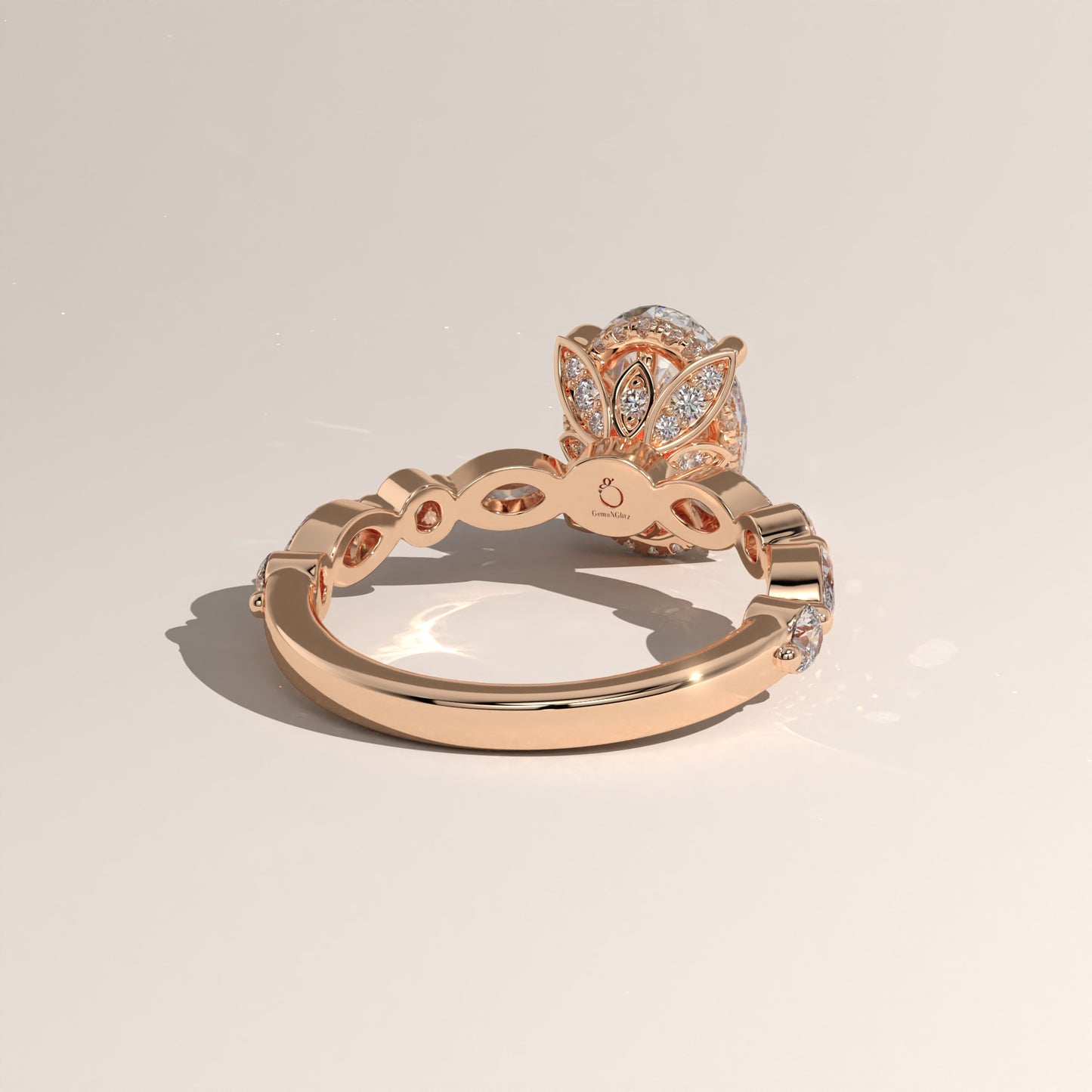 The Lotus Bloom Engagement Ring