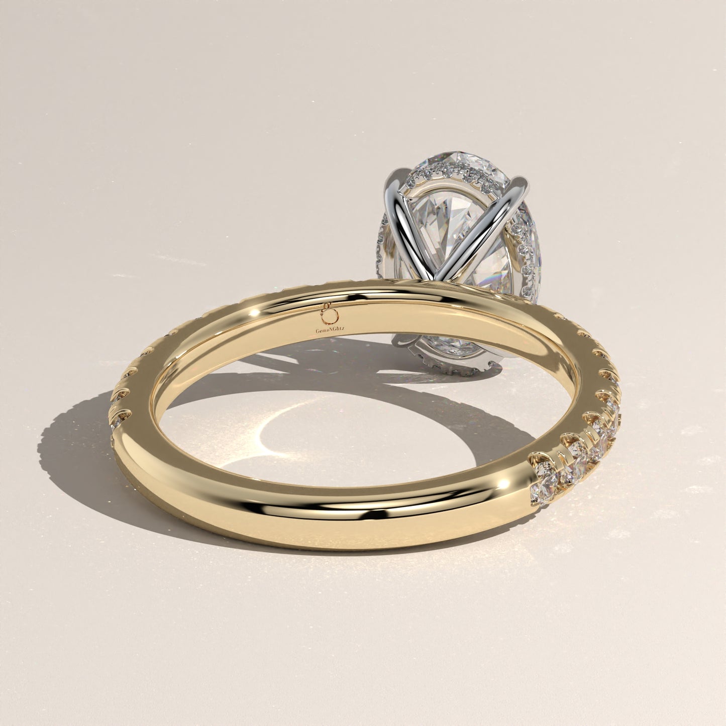 The Solitaire Oval Engagement Ring