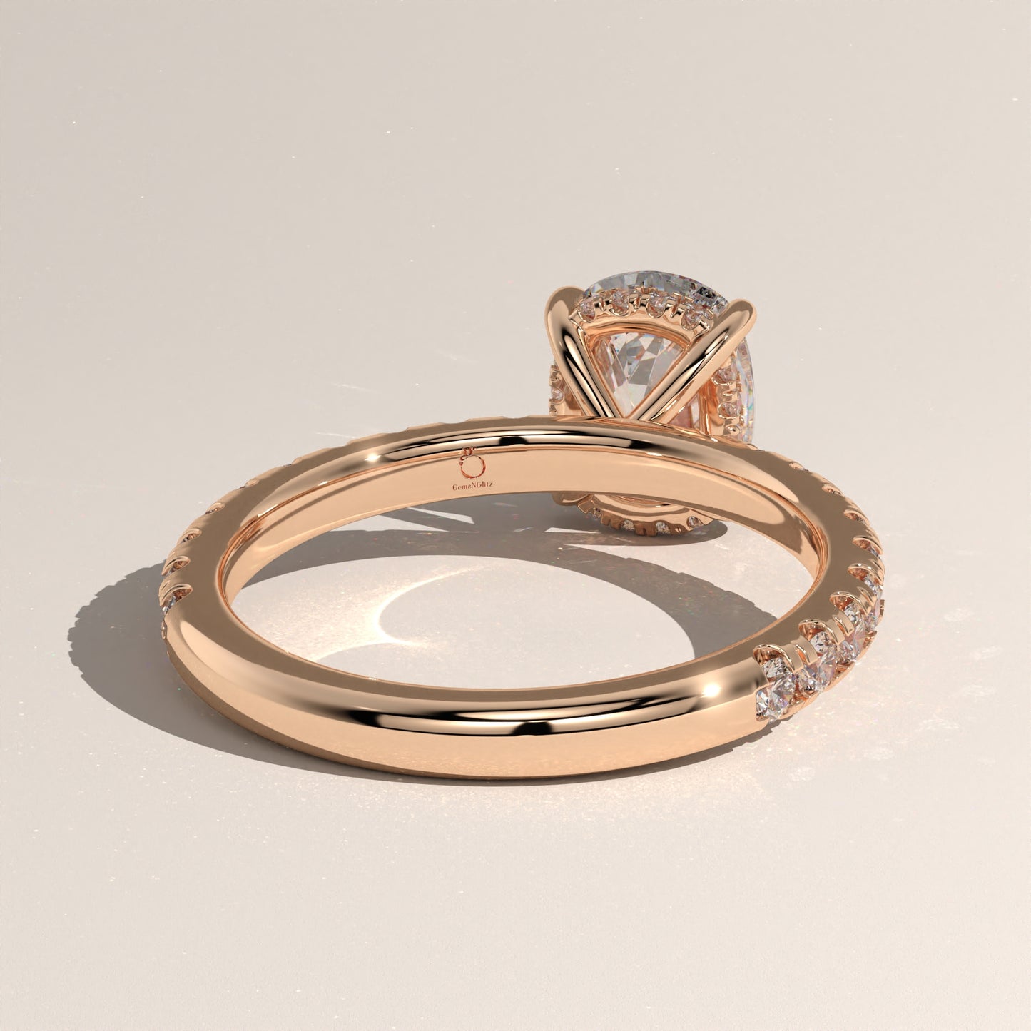 The Solitaire Elongated Cushion Engagement Ring
