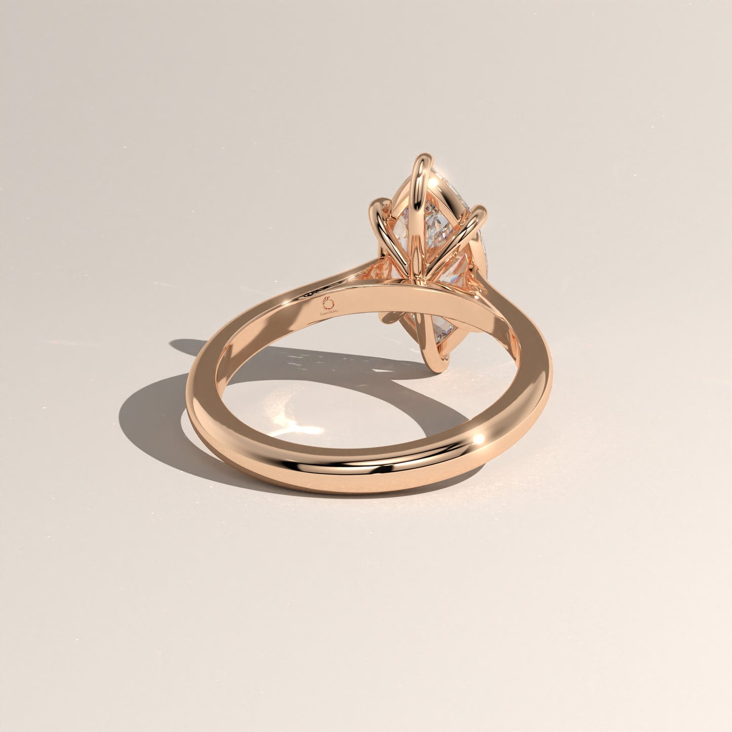 The Cathedral Marquise Engagement Ring
