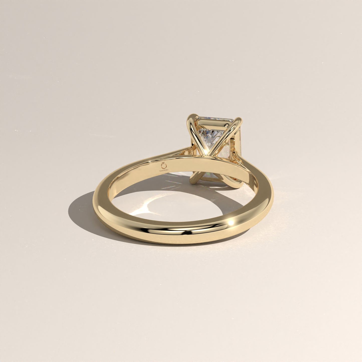 The Cathedral Emerald Engagement Ring