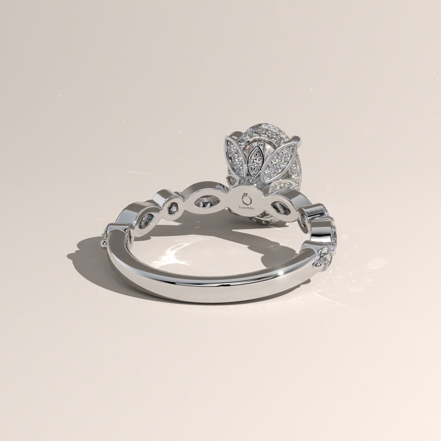The Lotus Bloom Engagement Ring