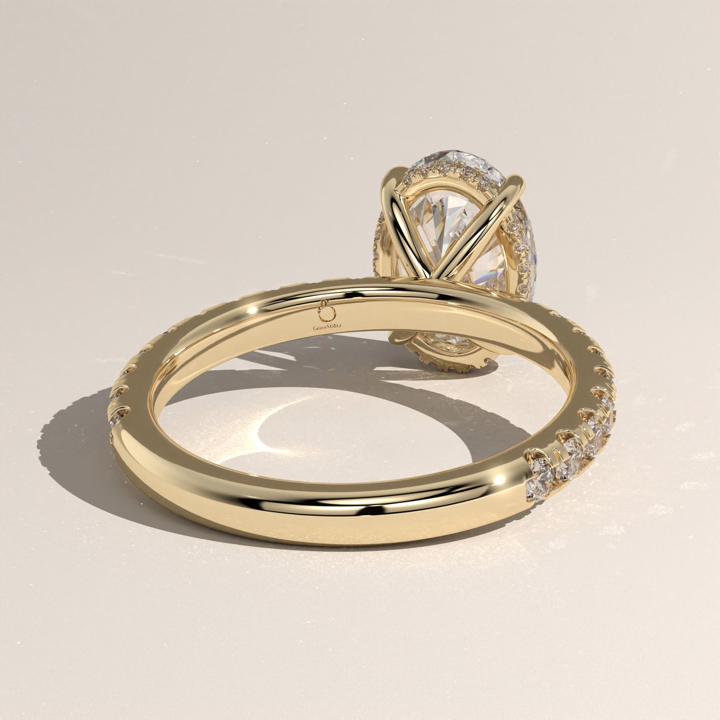 The Solitaire Oval Engagement Ring
