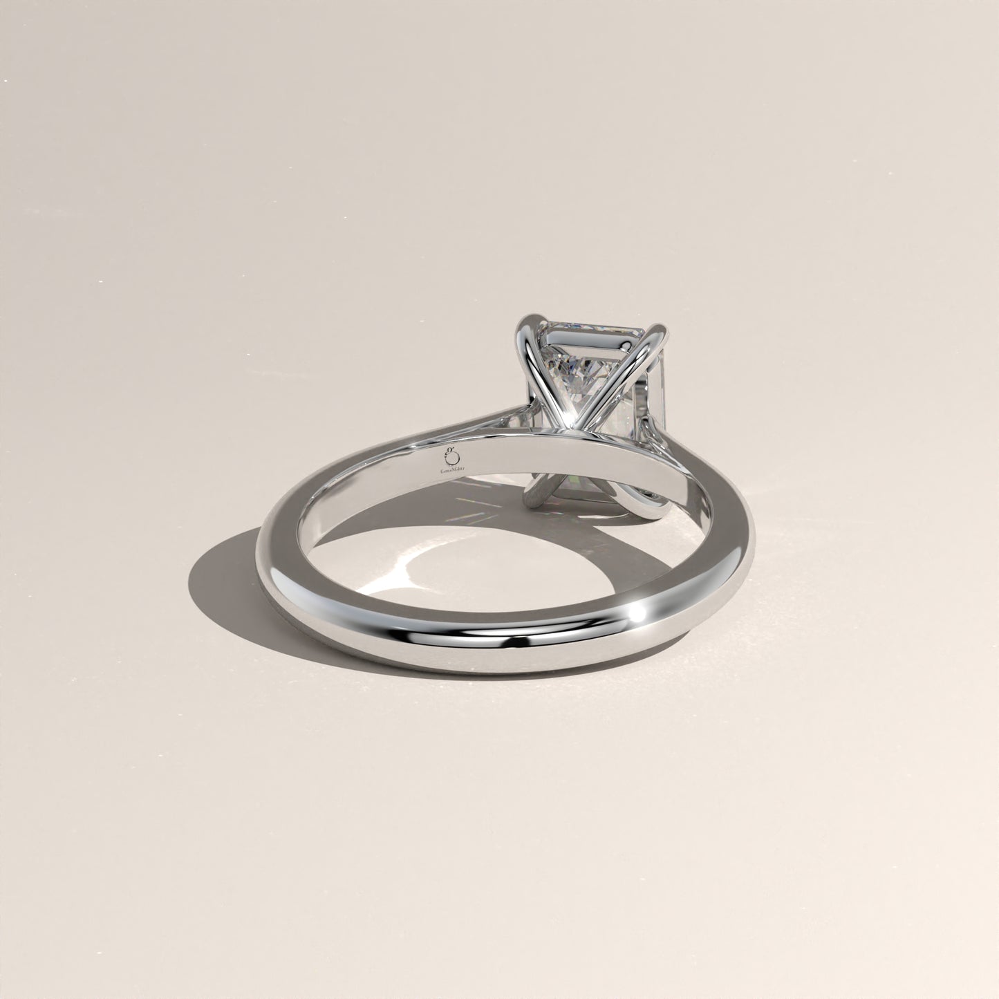 The Cathedral Emerald Engagement Ring