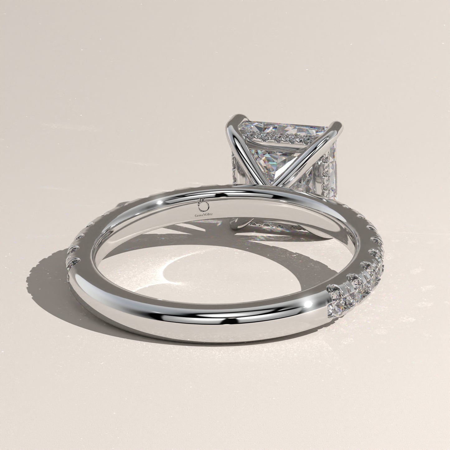 The Solitaire Princess Engagement Ring