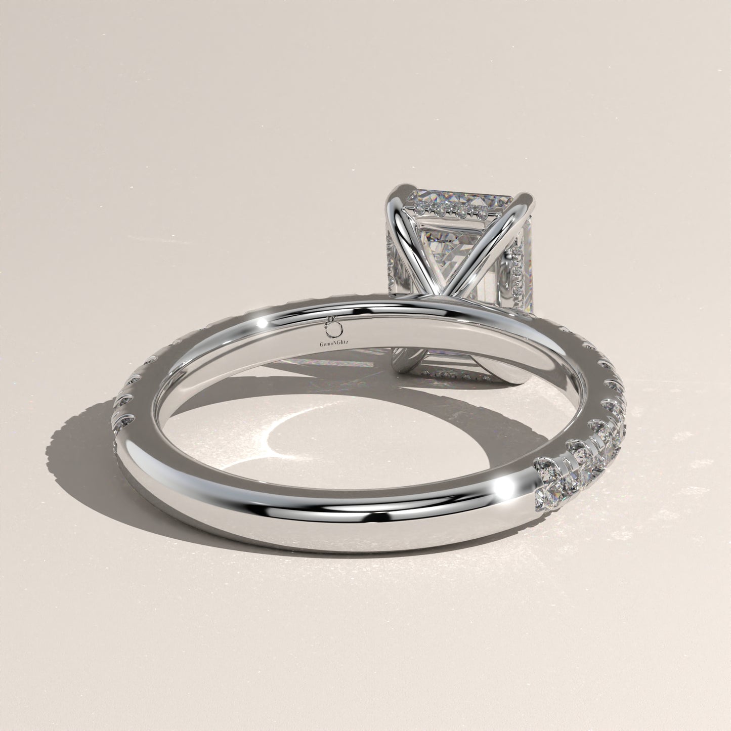 The Solitaire Emerald Engagement Ring