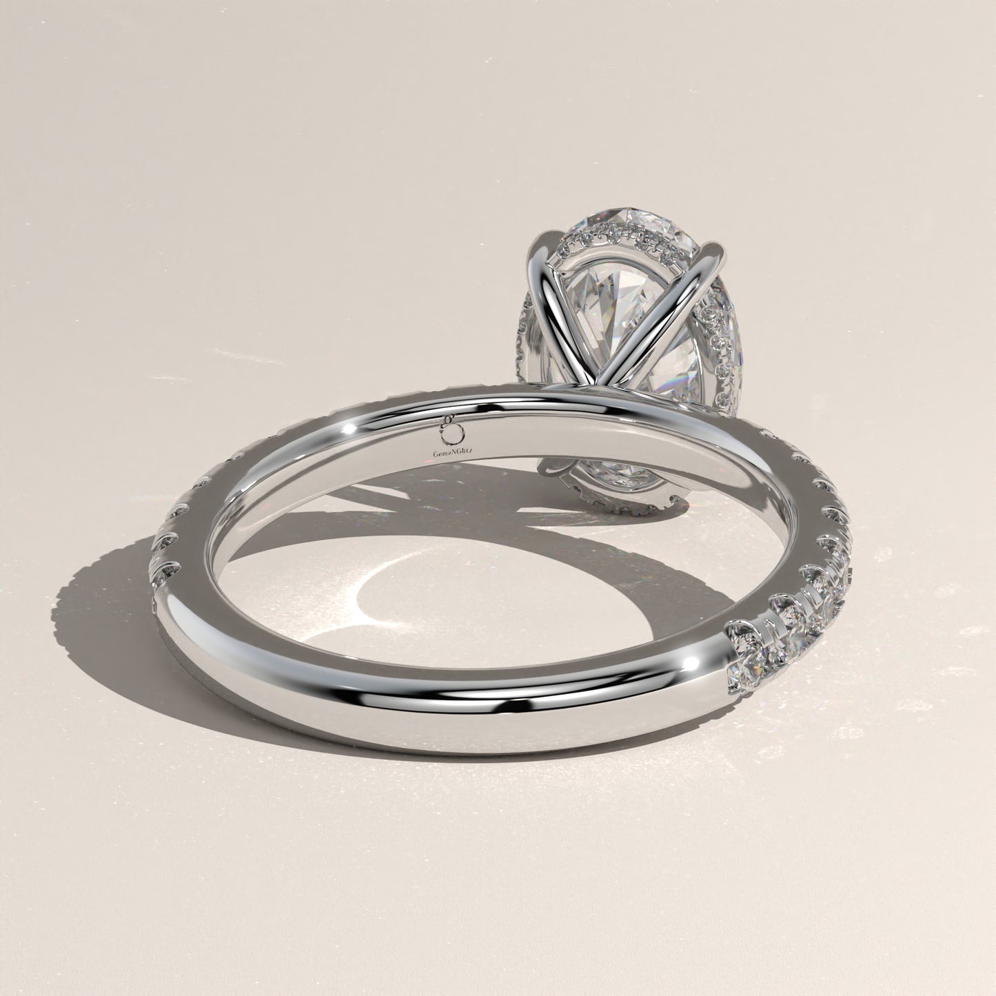 The Solitaire Oval Engagement Ring