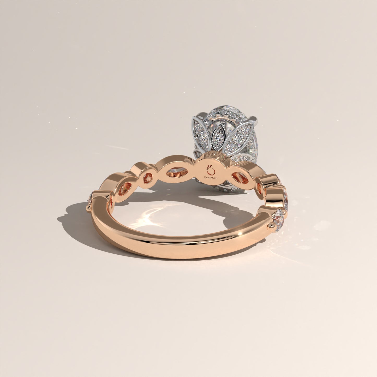 The Lotus Bloom Engagement Ring