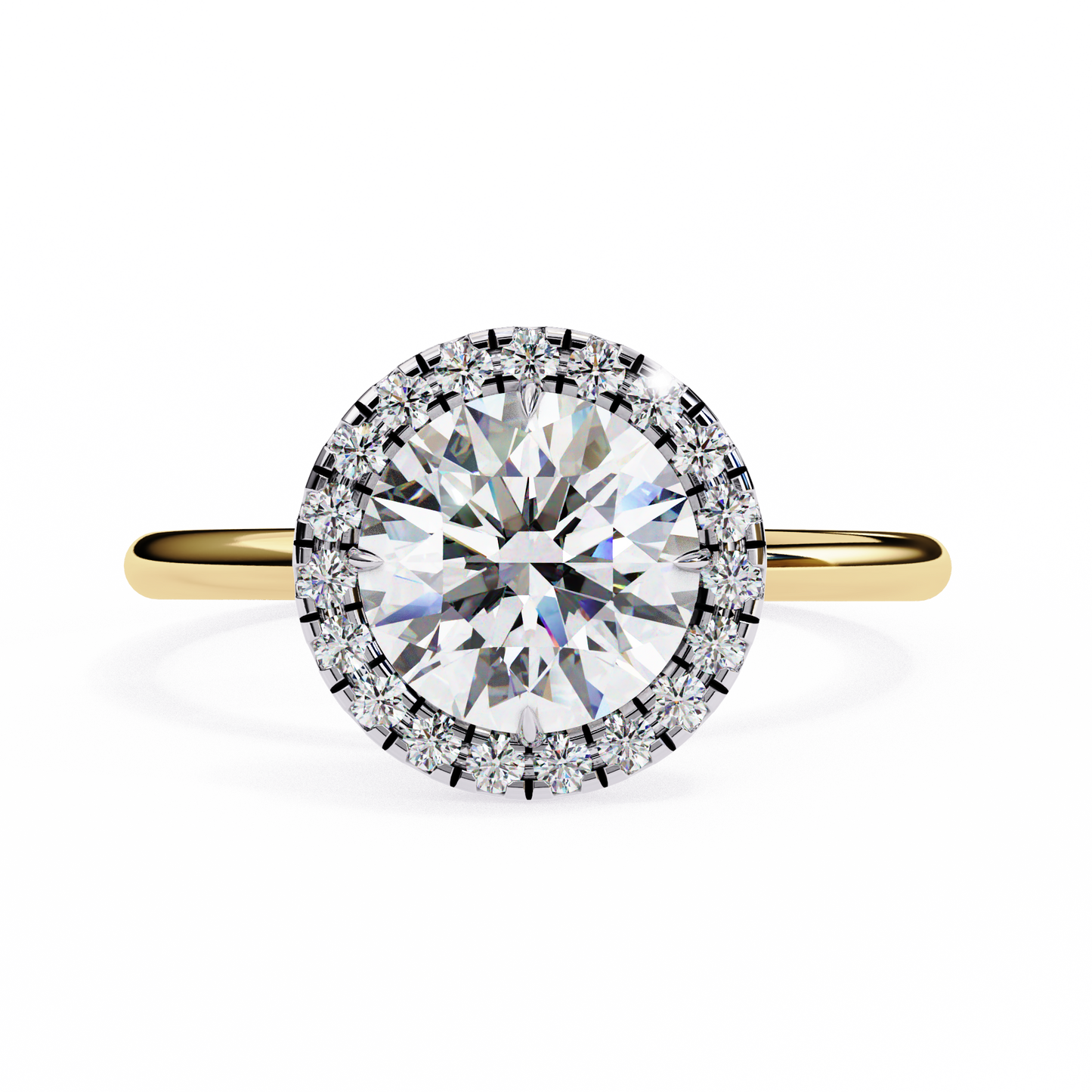 The Classic Halo Engagement Ring