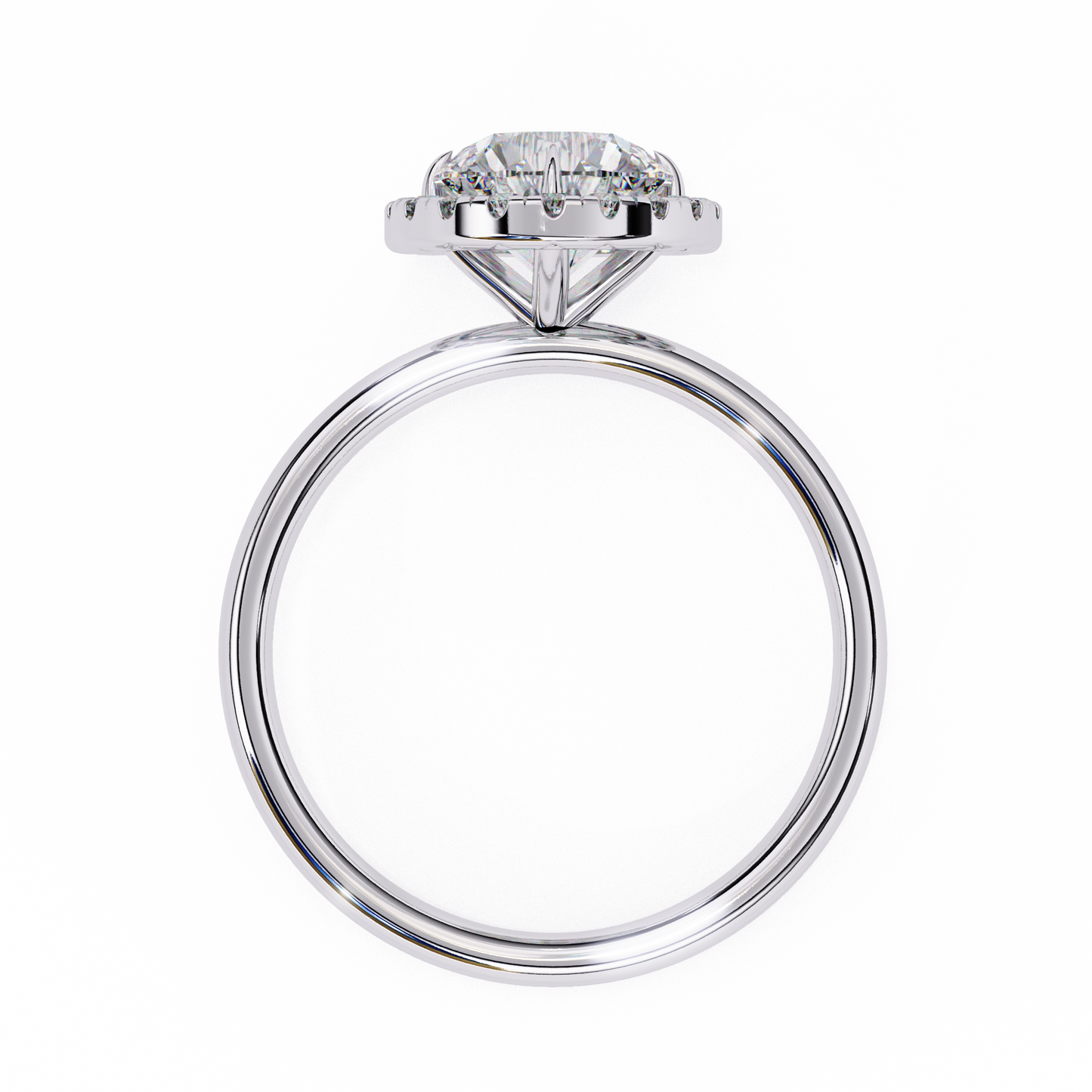 The Classic Halo Engagement Ring