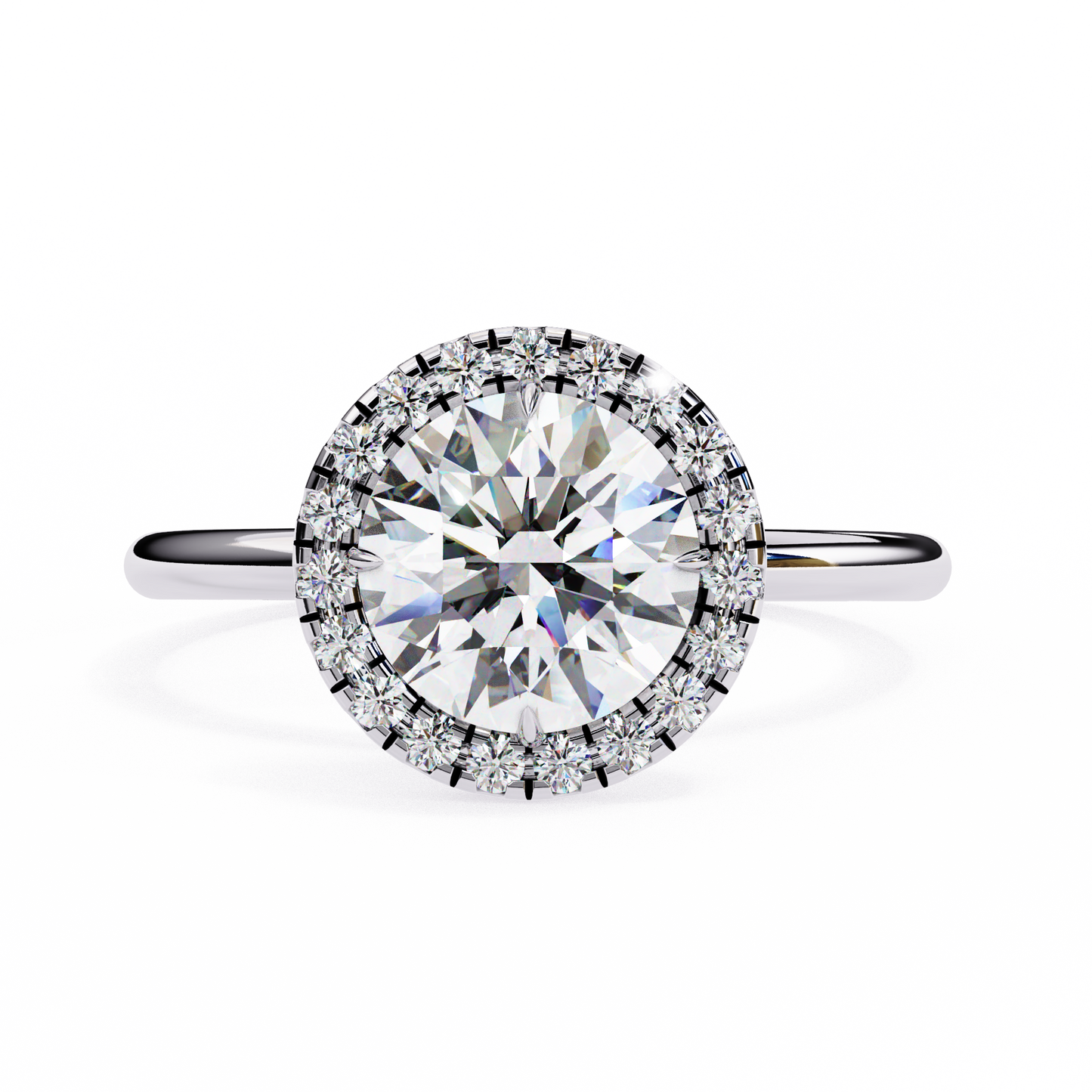 The Classic Halo Engagement Ring