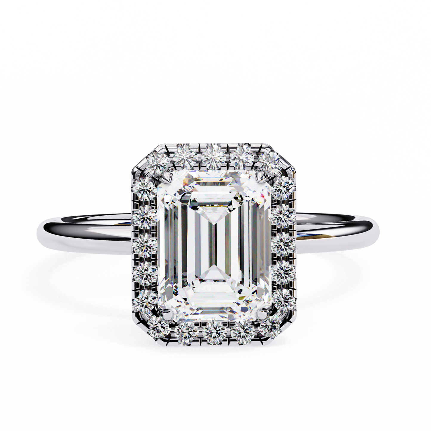 The Classic Halo Engagement Ring