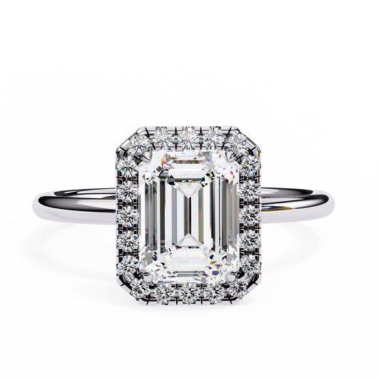 The Classic Halo Engagement Ring