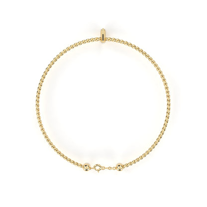 Marquise Diamond Cord Bracelet