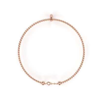 Marquise Diamond Cord Bracelet