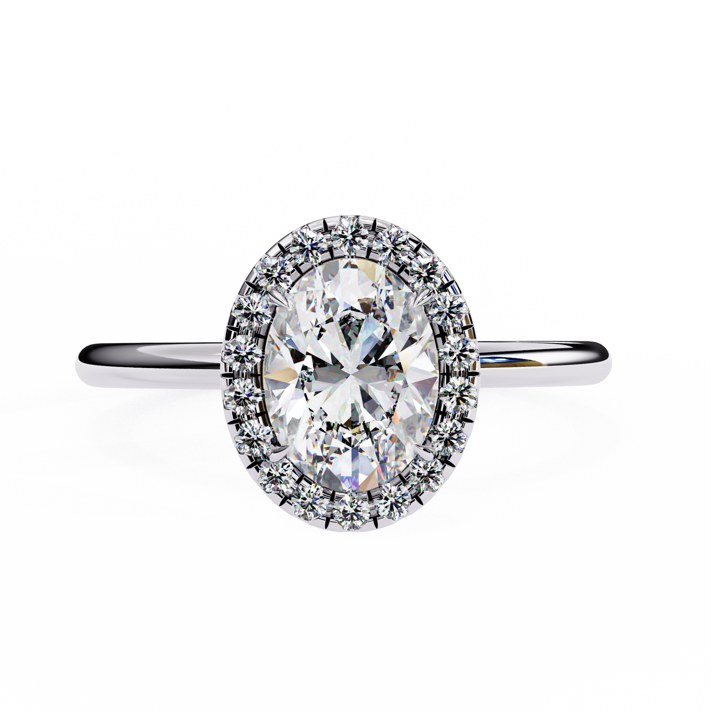 The Classic Halo Engagement Ring