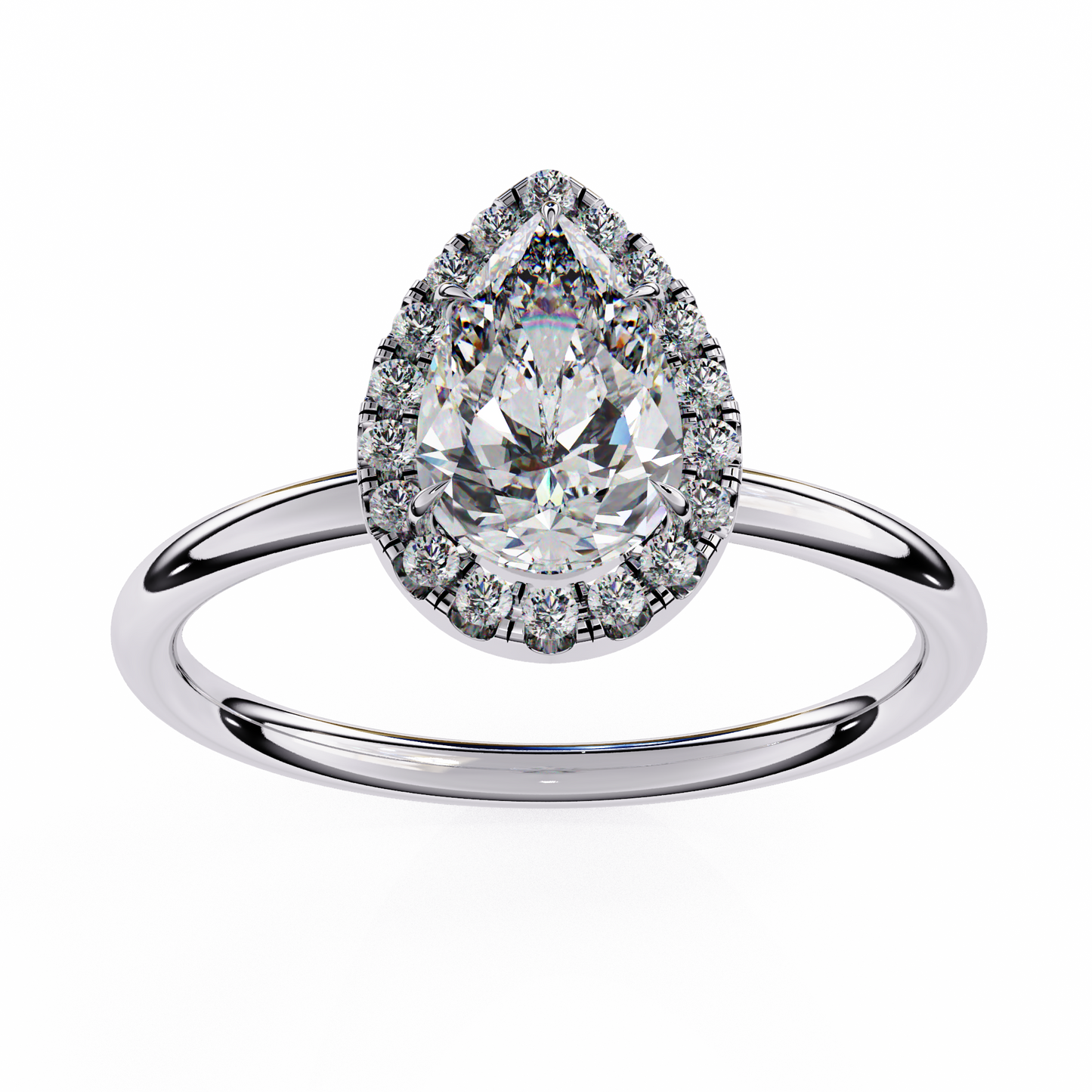 The Classic Halo Engagement Ring