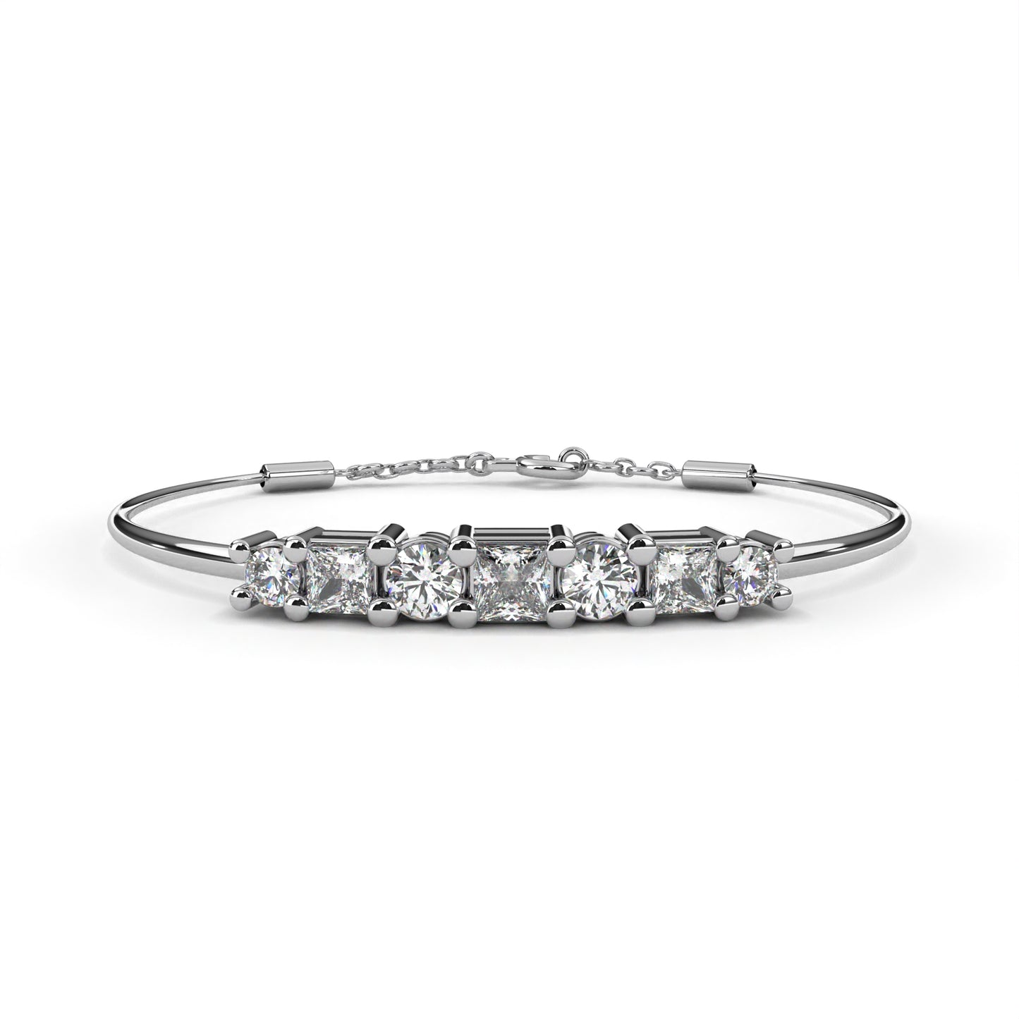 Aurora Duo Half Bangle Bracelet