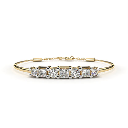 Aurora Duo Half Bangle Bracelet