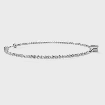 Marquise Diamond Cord Bracelet