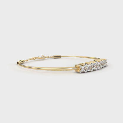 Aurora Duo Half Bangle Bracelet